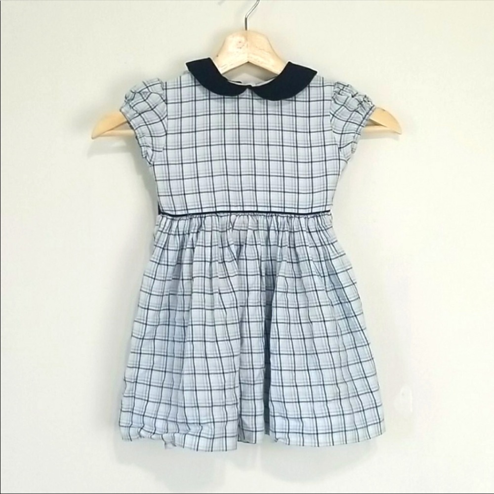 Bella Bliss| Plaid Collared Dress 2T
